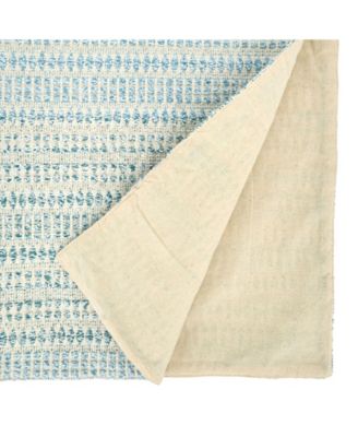 Woven Table Runner with Line Design, 72" x 16"