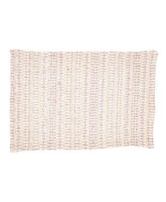 Table Placemats with Woven Line Design Set of 4, 20" x 14"