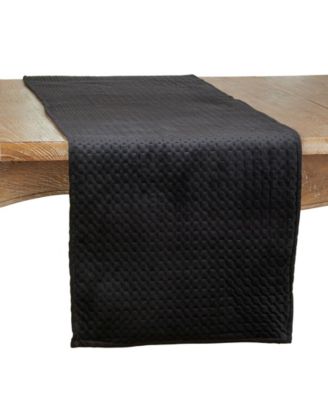 Long Table Runner with Pinsonic Velvet Design, 72" x 16"