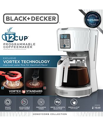 BLACK+DECKER 12-Cup Coffeemaker Programmable Exclusive Vortex