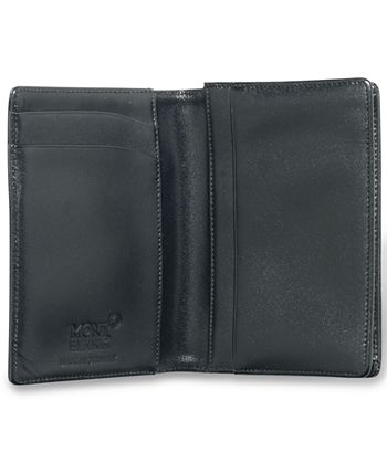 Montblanc - Men's Black Leather Meisterst&uuml;ck Business Card Holder 7167