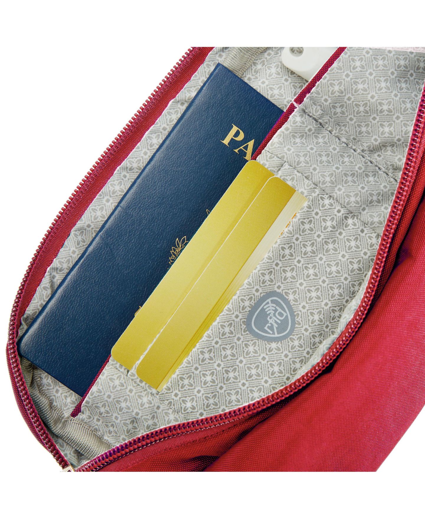 Сумка Travelon Essentials Anti-Theft Slim Belt, цвет: Чёрный — фото 21