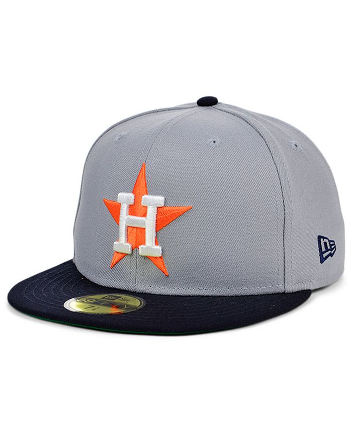 New Era Houston Astros Gray Anniversary 59FIFTY Cap - Macy's