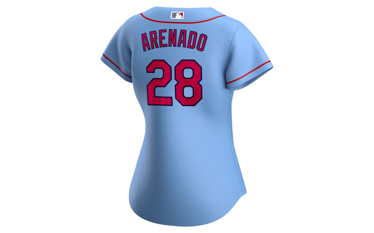 Authentic Mlb Apparel St. Louis Cardinals Women's Official Player Replica Jersey - Nolan Arenado