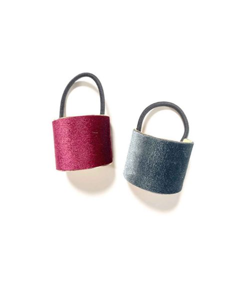 Женские браслеты Soho Style Velvet Coated Ponytail, Set of 2