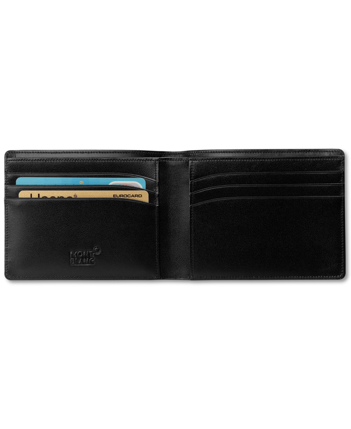 Shop Montblanc Men's Black Leather Meisterstuck Wallet 14548 In No Color