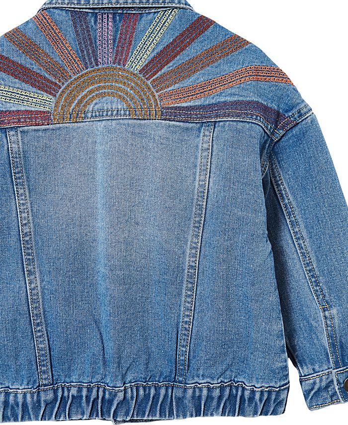 COTTON ON Little Girls Emmy Oversized Denim Jacket Macy's