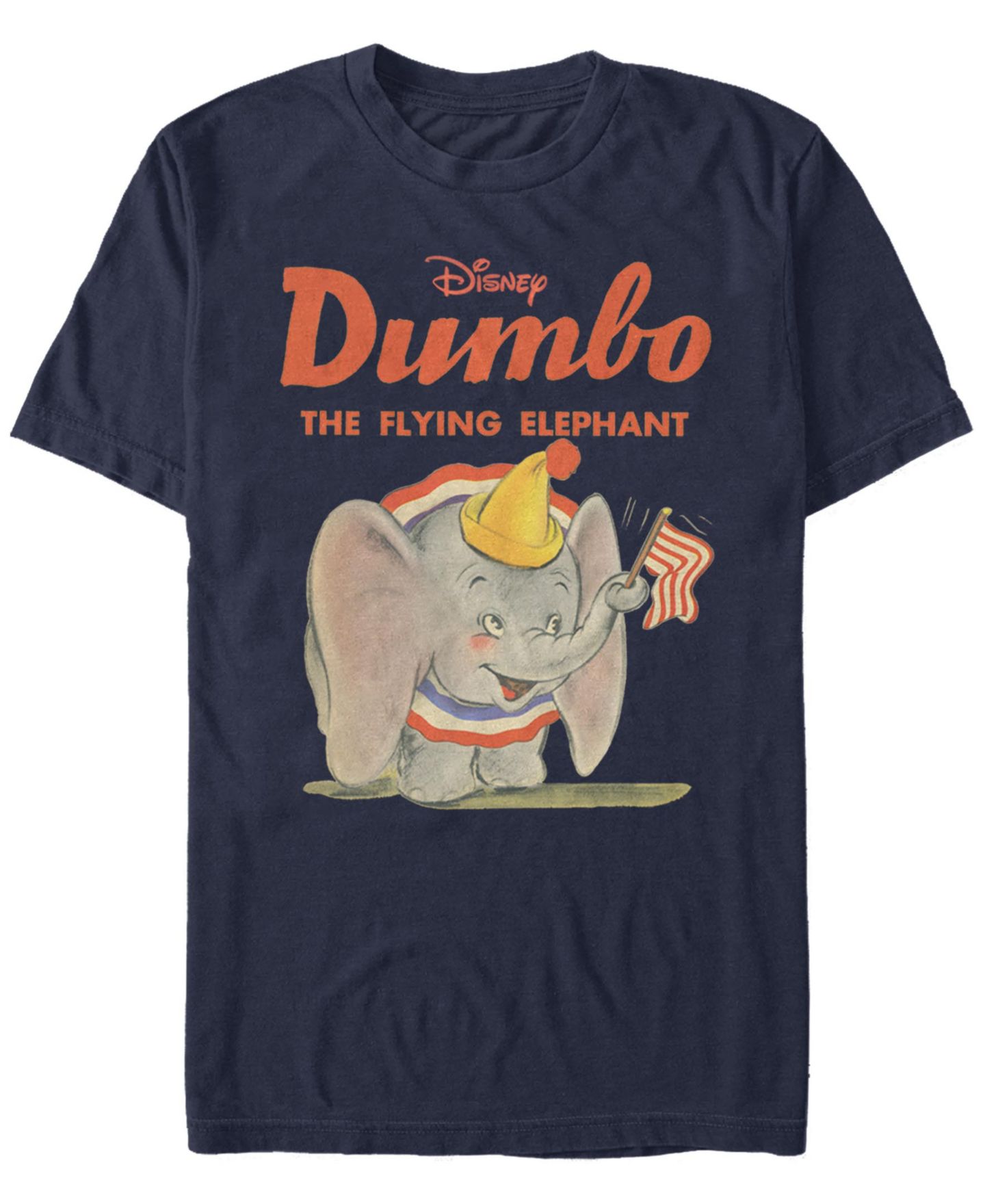 Мужская футболка Fifth Sun Dumbo Dumbo Classic Art Short Sleeve, цвет: Тёмно-синий — фото 1