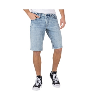 Men's Light Indigo Wash Relaxed Fit Shorts