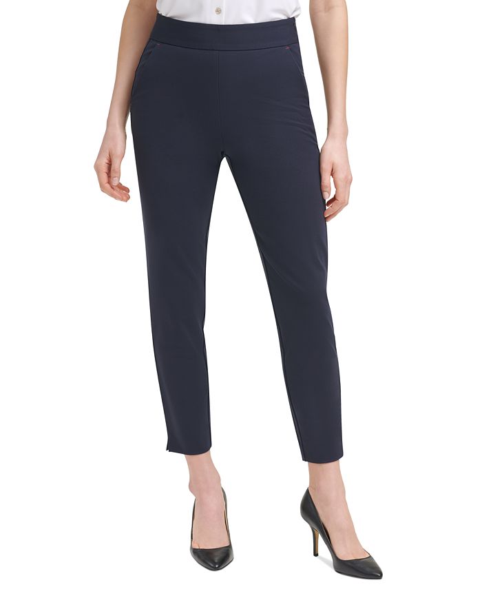 Tommy Hilfiger Pull-On Compression Ponte Pants - Macy's
