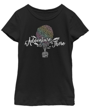 Big Girls Up Adventure Doodle Balloons Short Sleeve T-shirt