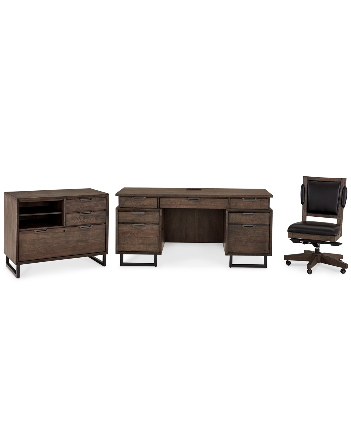 Macy's Gidian Home Office, 3pc. Set (executive Desk, Office Chair, And