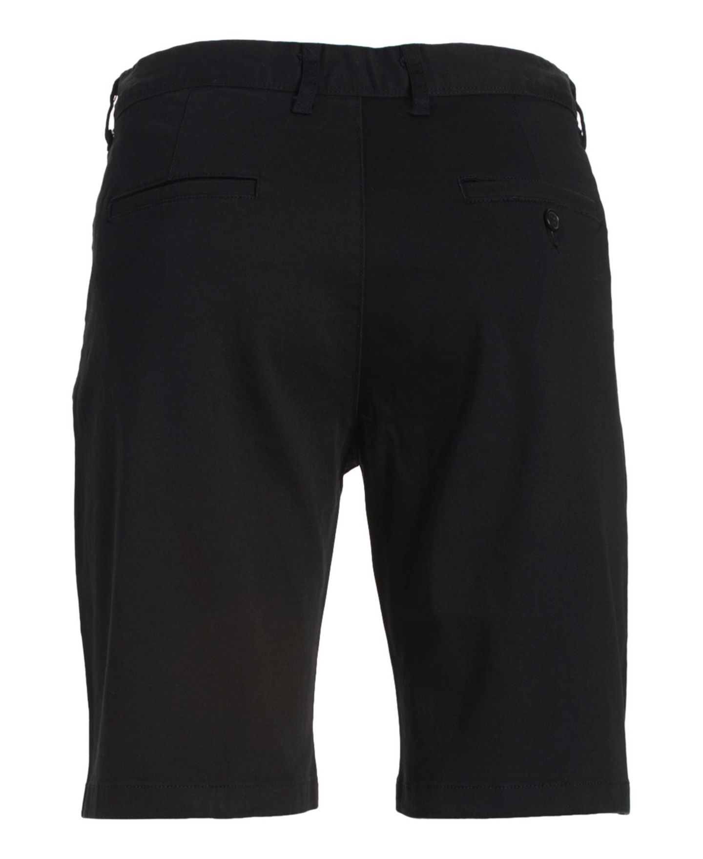 Мужские шорты Galaxy By Harvic 5-Pocket Flat-Front Slim-Fit Stretch Chino, цвет: Чёрный — фото 3