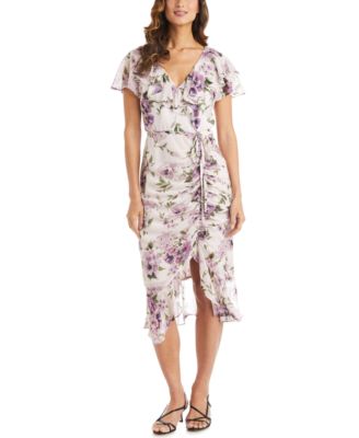 R & M Richards - Floral-Print Dress