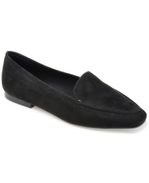 Shop Journee Collection Women's Tullie Square Toe Loafers In Black