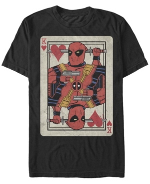 Fifth Sun Men's Deadpool King Short Sleeve Crew T-shirt In Black