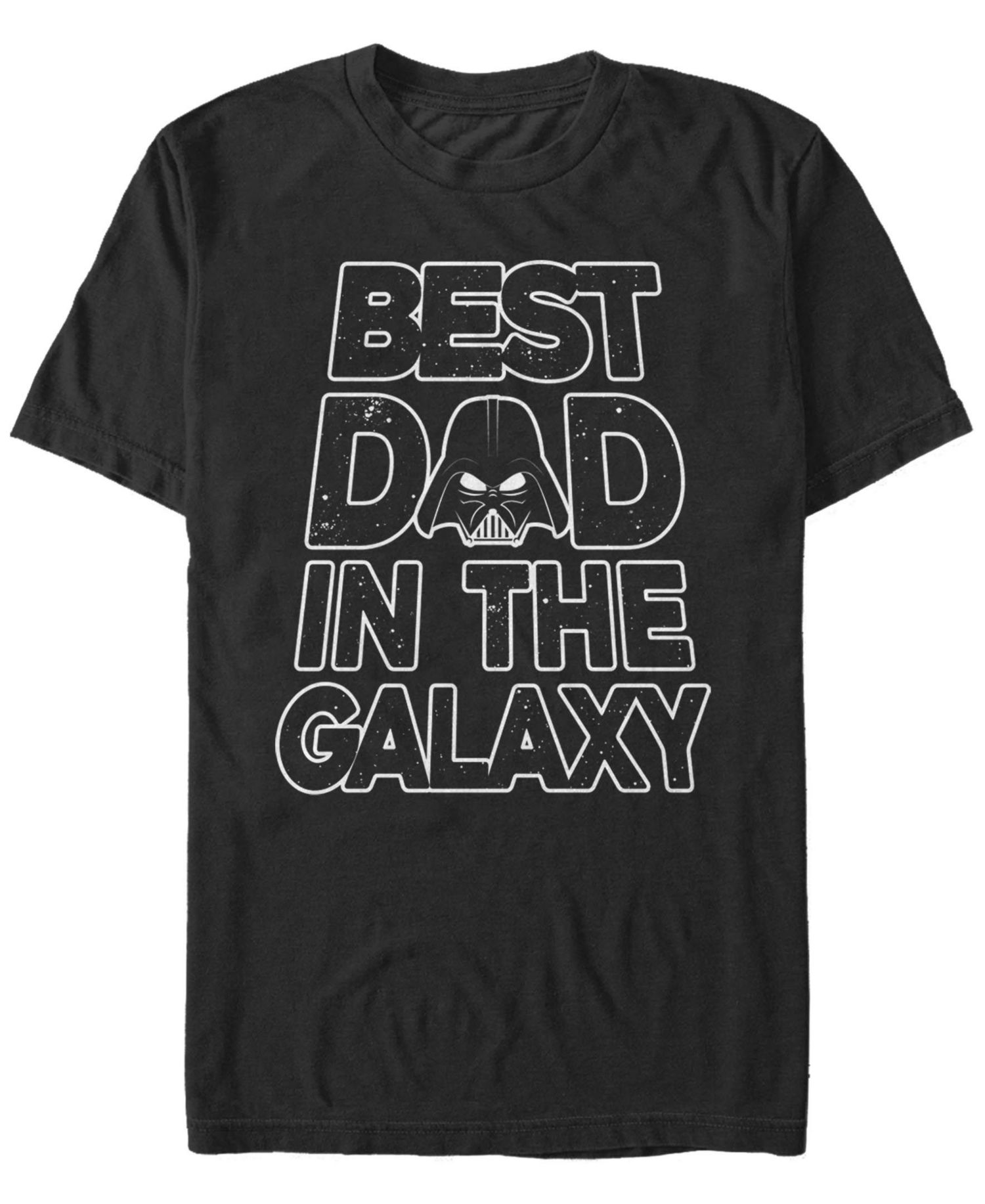 Men's Galaxy Dad Text Short Sleeve Crew T-shirt