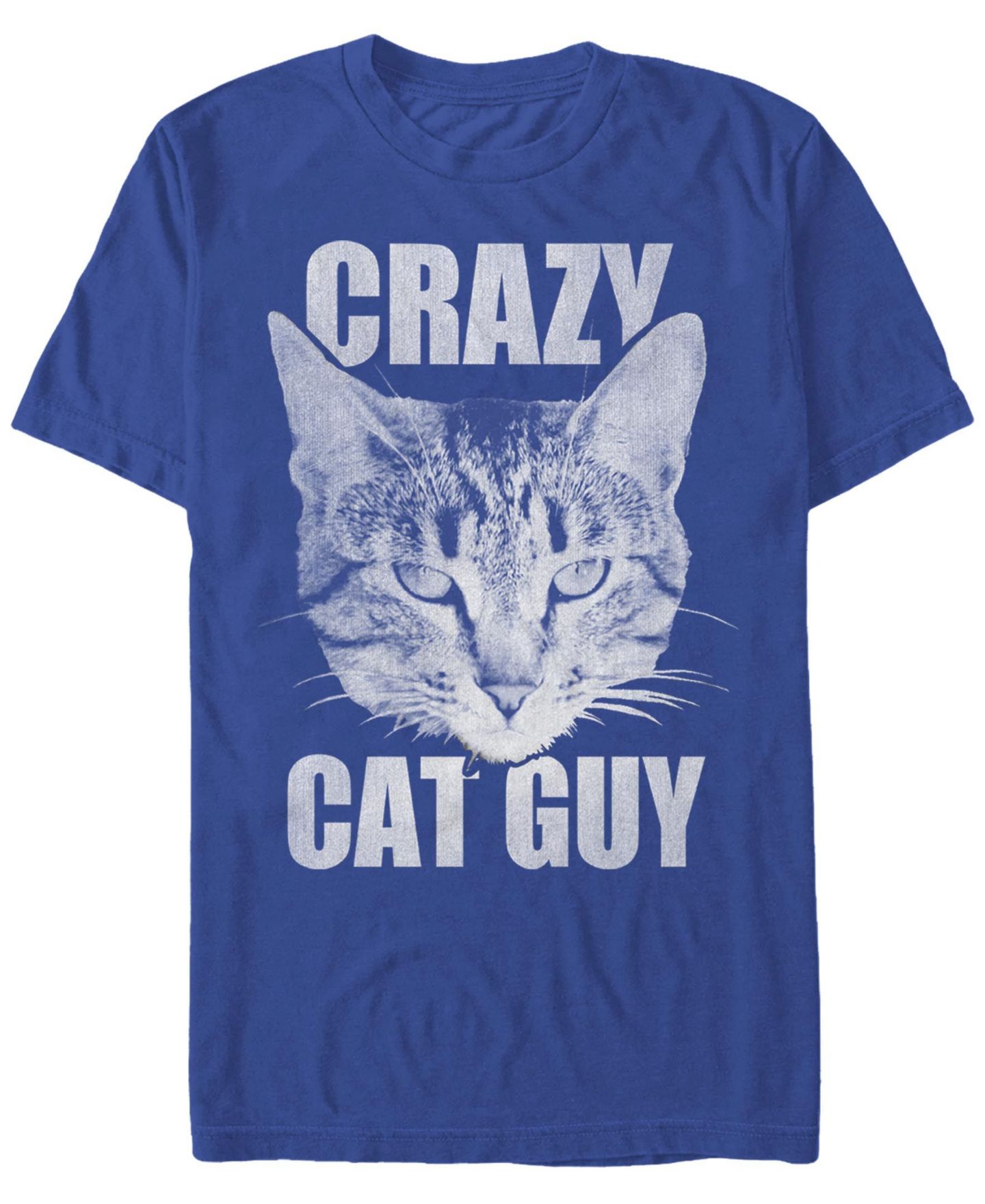 Мужская футболка Fifth Sun Cat Guy Short Sleeve Crew, цвет: Королевский синий — фото 1