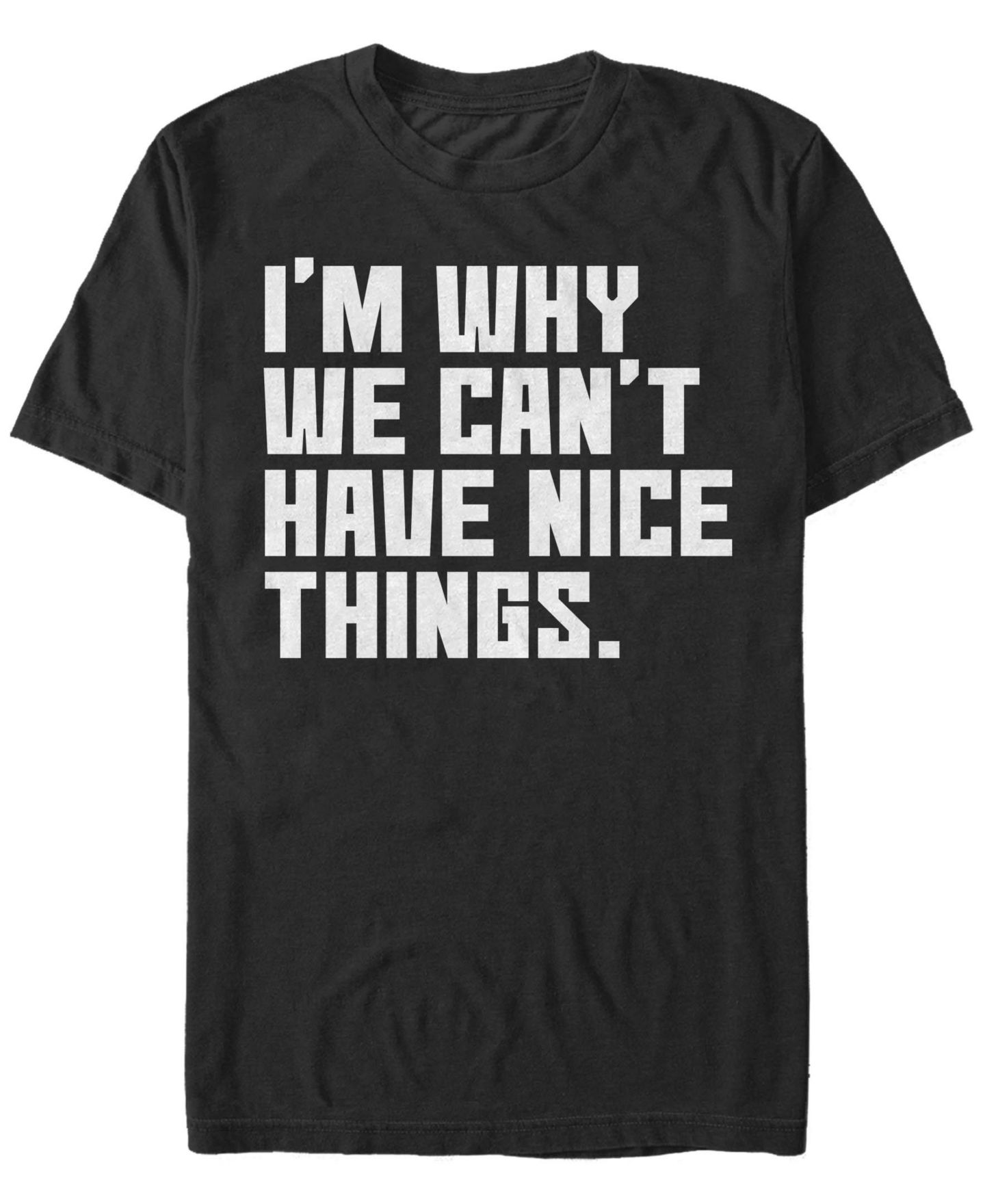 Мужская футболка Fifth Sun Nice Things Short Sleeve Crew, цвет: Чёрный — фото 1