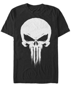 Fifth Sun Men's Punisher Short Sleeve Crew T-shirt In Black