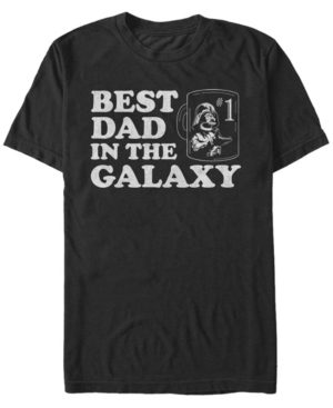 Fifth Sun Men's Galactic Dad Short Sleeve Crew T-shirt In Black