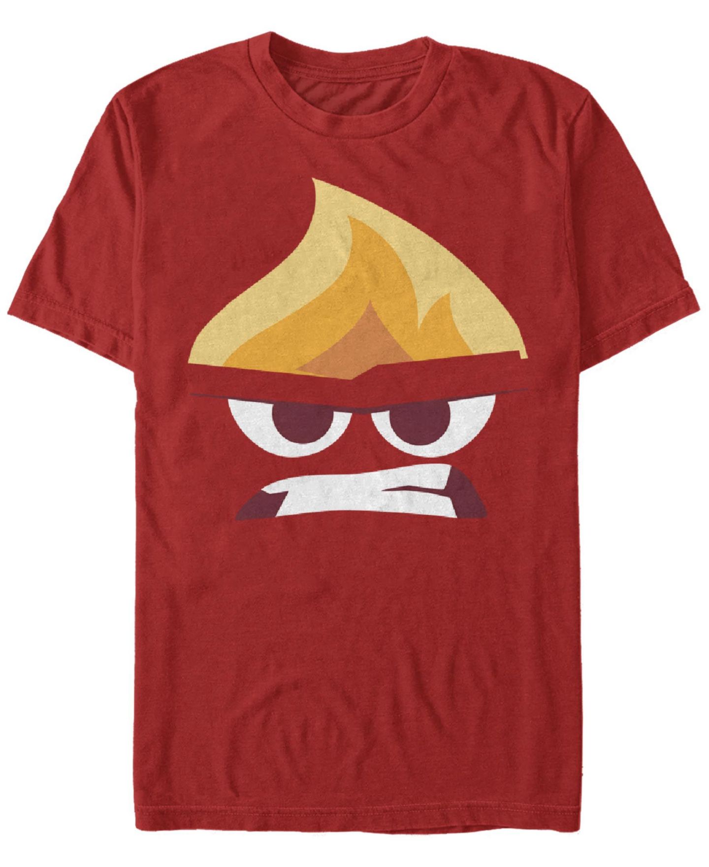 Мужская футболка Fifth Sun Angry Face Short Sleeve Crew, цвет: Красный — фото 1