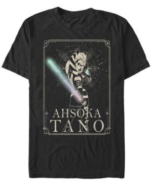 Fifth Sun Men's Ahsoka Celestial Short Sleeve Crew T-shirt In Black