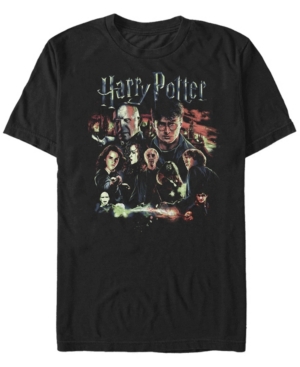 Fifth Sun Men's Hogwarts Club Short Sleeve Crew T-shirt In Black