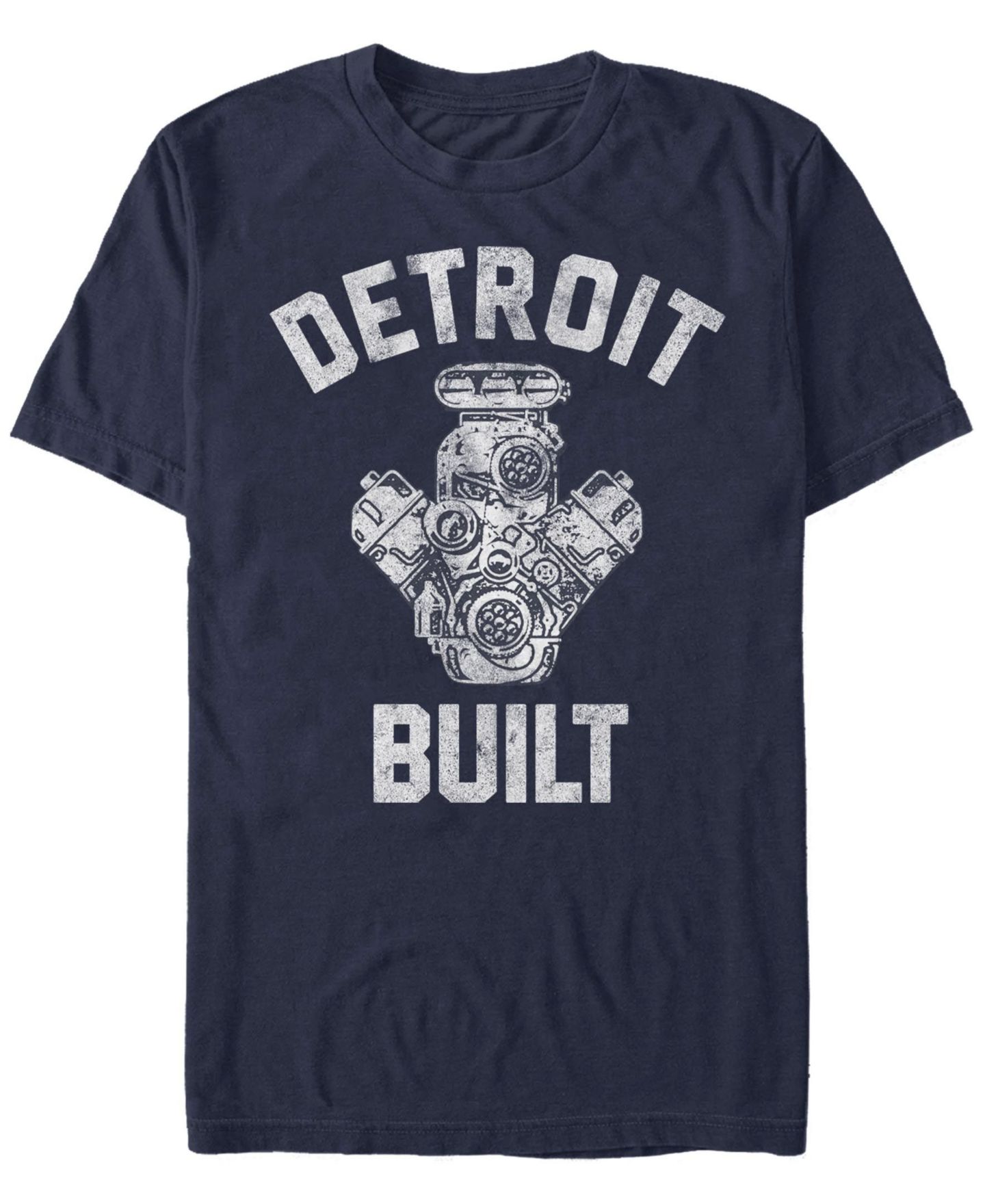 Мужская футболка Fifth Sun Detroit Motors Short Sleeve Crew, цвет: Тёмно-синий — фото 1