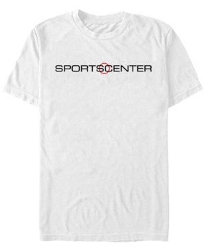 Fifth Sun Men's Sports Center Short Sleeve Crew T-shirt In White