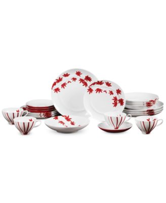 Mikasa Pure Red 20-Pc. Service for 4 - Macy's