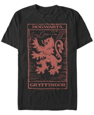 Fifth Sun Men's Gryffindor Tarot Short Sleeve Crew T-shirt In Black