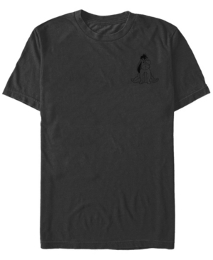 Fifth Sun Men's Vintage-like Line Eeyore Short Sleeve Crew T-shirt In Charcoal