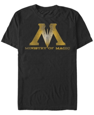 Fifth Sun Men's Ministry Of Magic Logo Short Sleeve Crew T-shirt In Black