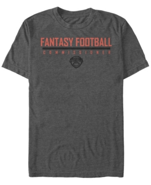 Shop Fifth Sun Men's Fantasy Commissioner Short Sleeve Crew T-shirt In Charcoal Heather
