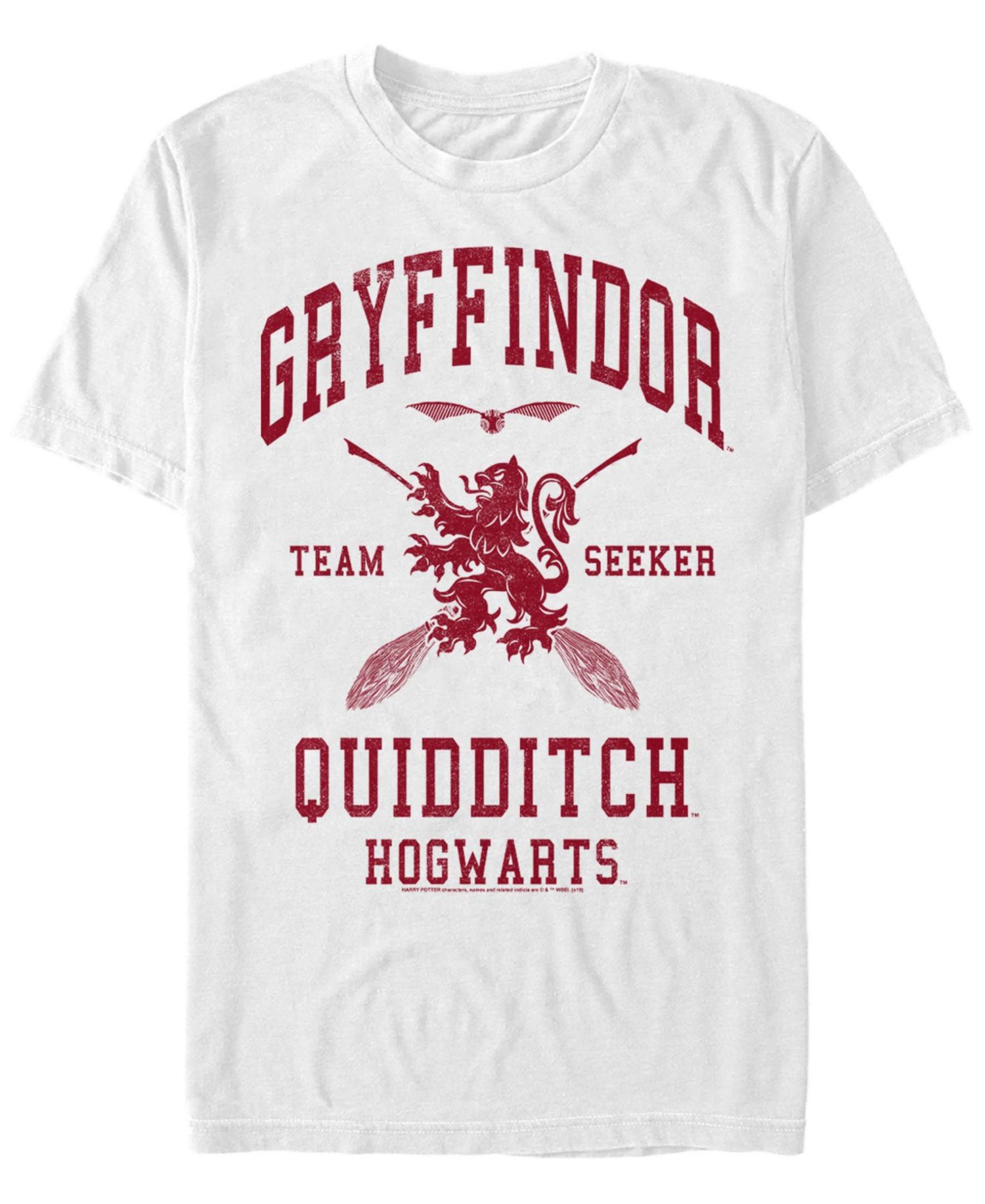 Men's Gryffindor Seeker Short Sleeve Crew T-shirt