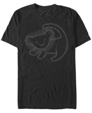 Fifth Sun Men's Cave Painting Short Sleeve Crew T-shirt In Black
