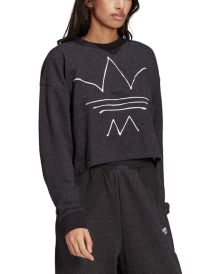 Women's Cropped Trefoil Sweatshirt