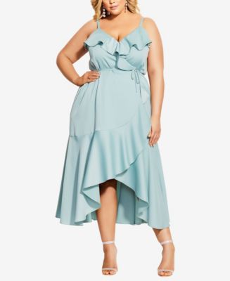 Plus Size Ruffle Amore Maxi Dress - Macy's
