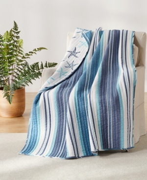 Levtex Camps Bay Quilted Throw In Blue