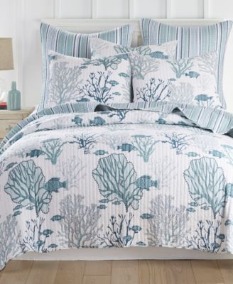 Levtex Lacey Sea 3-Pc. Quilt Set, Full/Queen