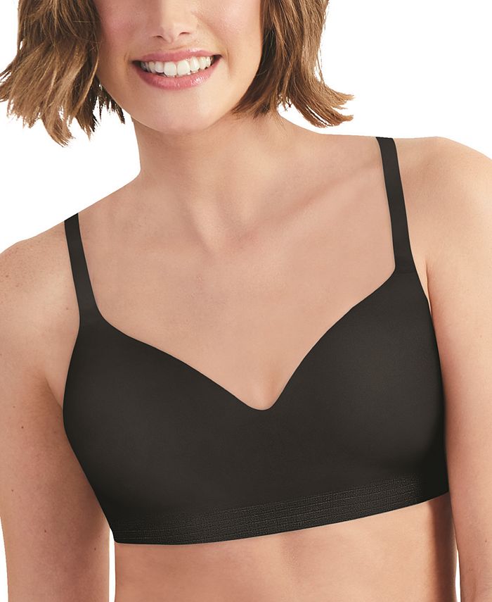 Hanes Ultimate No Dig Support with Lift Wireless Seamless Bra DHHU41 -  Macy's