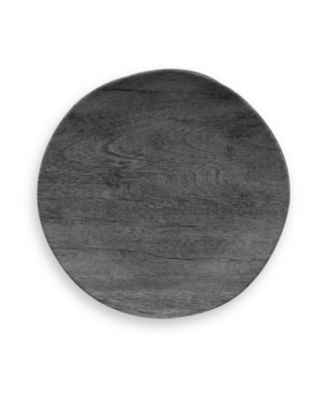 Abode Homewares - Faux Real Blackened Wood Salad, 8.5",Planta  majority plant based with Melamine binder ,Set of 6