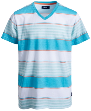 Univibe Big Boys Moore Rugby Striped T-Shirt