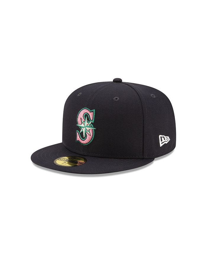 New Era Seattle Mariners Black & Red 59FIFTY Fitted Cap - Macy's