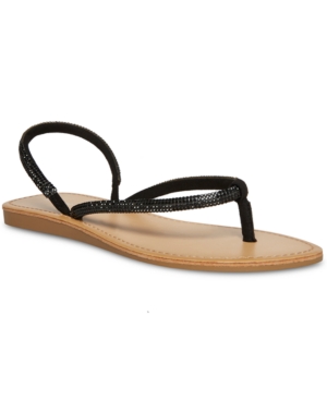 Madden Girl Aurra Rhinestone Thong Sandals