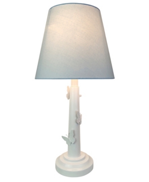 Creative Motion Polyresin Table Lamp with Butterflies