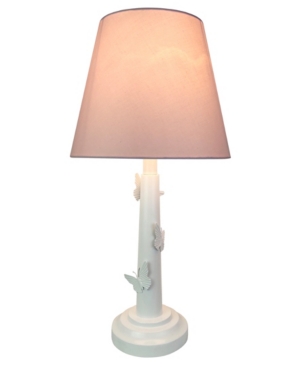 Creative Motion Polyresin Table Lamp with Butterflies