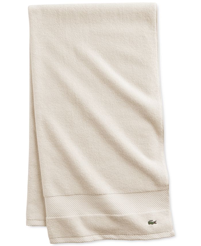 Lacoste Home Heritage AntiMicrobial Supima Cotton Bath Towel, 30" x 54