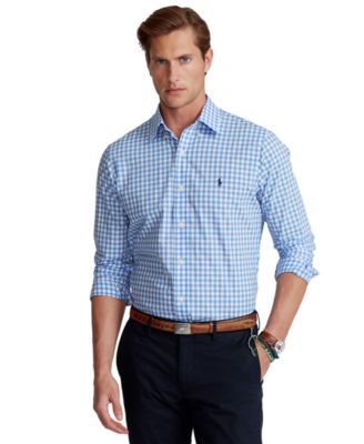 ralph lauren gingham poplin shirt